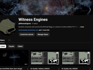 Witness Engines, Youtube Channel